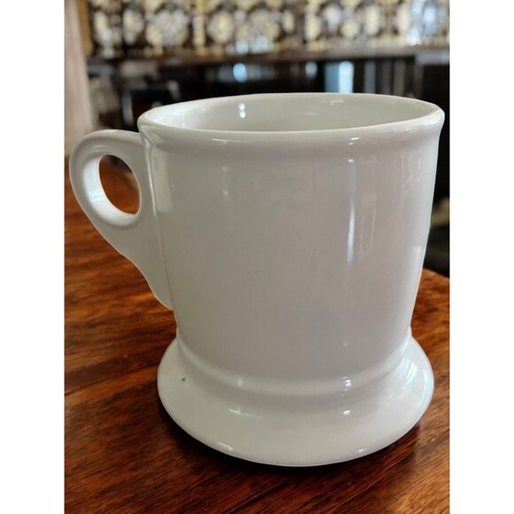 Anthropologie Initial "H" Ceramic Coffee Cup Mug Personalized Letter White Black - Picture 2 of 8